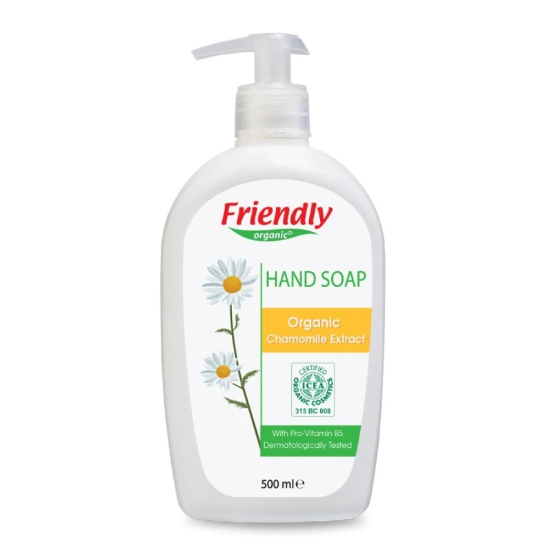 Friendly Organic Натурален сапун за ръце с екстракт от лайка 500мл