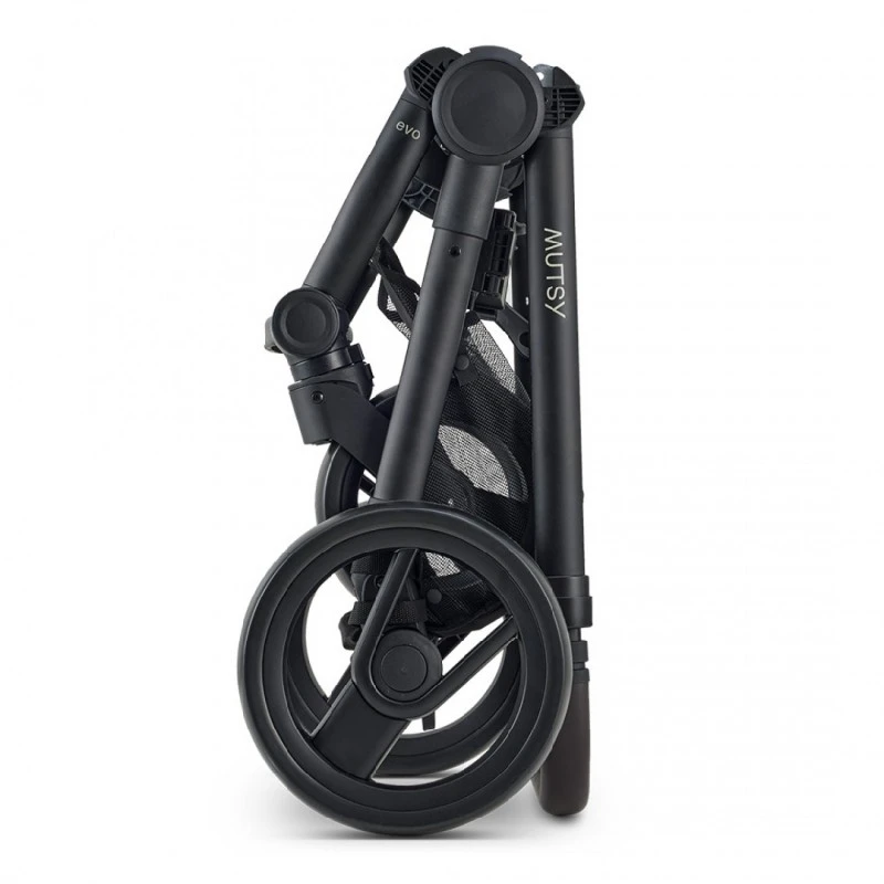 Mutsy EVO Pebble Grey ПАКЕТ Шаси със седалка + Кош за новородено