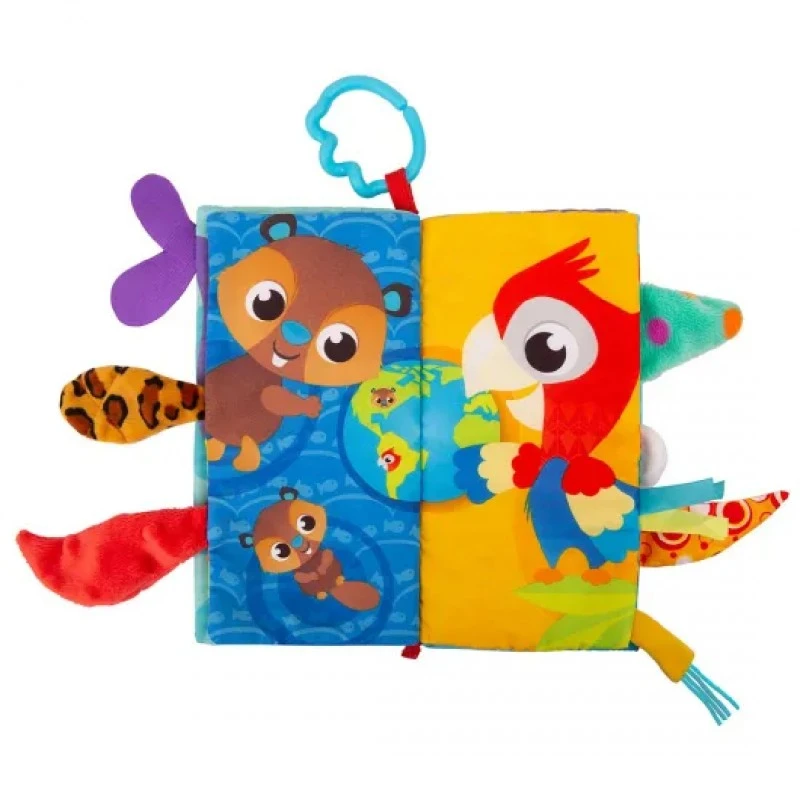 Сензорна книжка Опашки PLAYGRO, 3м+