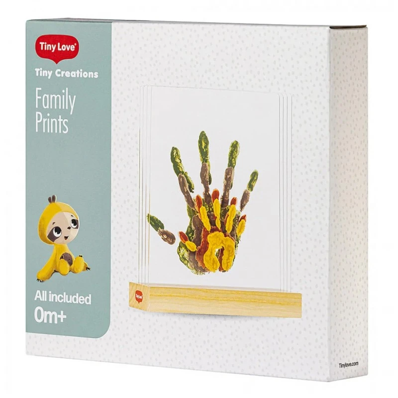 TINY LOVE Семеен Отпечатък с боички Tiny Creations (пластове) 0м+