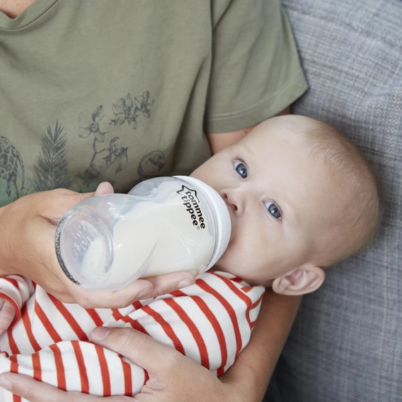 Стъклено шише за хранене Easi-Vent 0м+, 250 мл