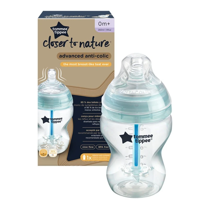 Шише за хранене Advanced Anti-Colic 0м+, 260 мл