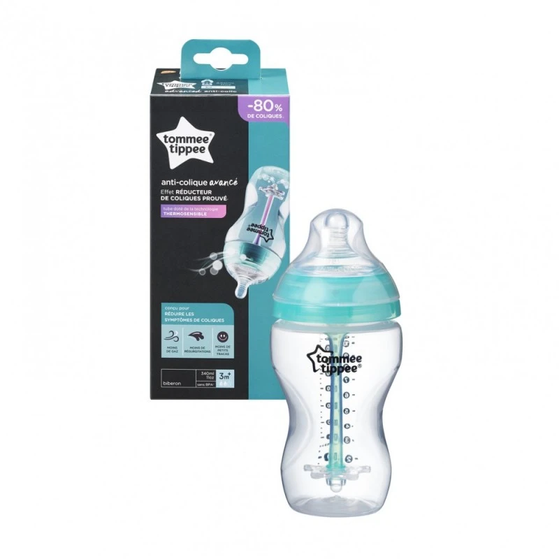 Шише за хранене Advanced Anti-Colic 3м+, 340 мл