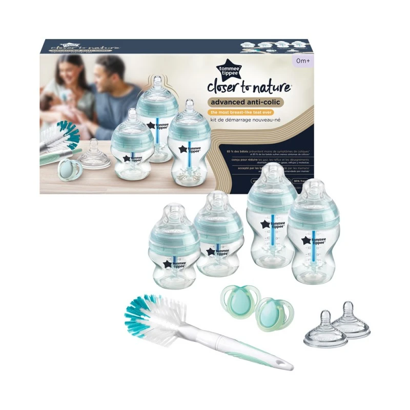 Комплект за новородено Advanced Anti-Colic + четка за шишета