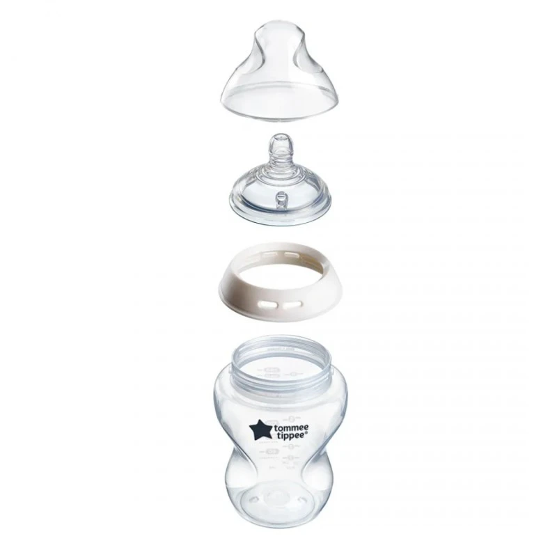 Комплект за новородено Tommee Tippee Natural Start САМОСТЕРИЛИЗИРАЩО + четка за шишета