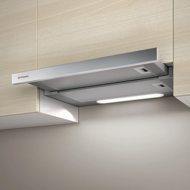 АБСОРБАТОР ПЛЪЗГАЩ ТУРБО SLIM 60см INOX