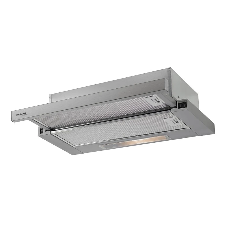 АБСОРБАТОР ПЛЪЗГАЩ POWER SLIM 60см INOX