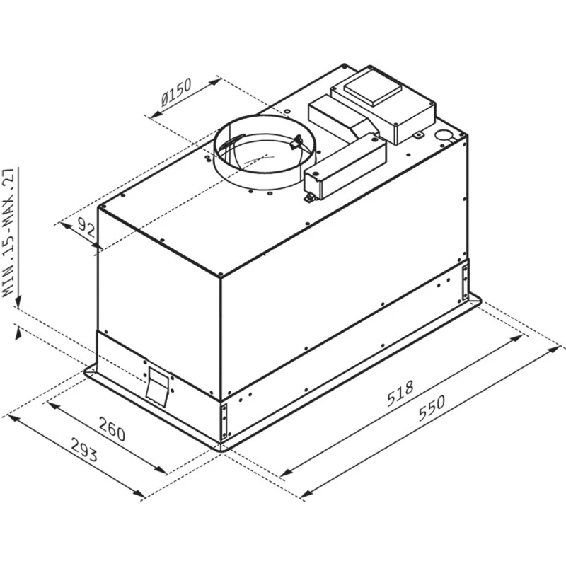 АБСОРБАТОР ЗА ПЪЛНО ВГРАЖДАНЕ INTEGRATED PLUS N /GH30/