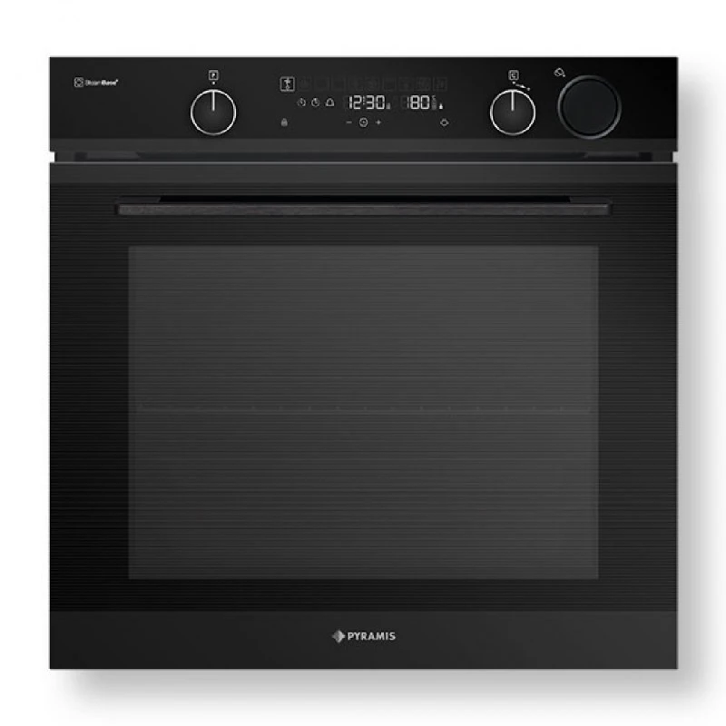 ФУРНА PO78104010EBLM ЧЕРНО СТЪКЛО STEAM BASE +