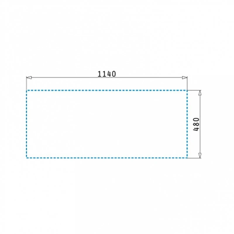 Мивка с преливник Pyramis Pyragranite Alazia (116x50) 1 3/4B 1D, гранит, метално сиво