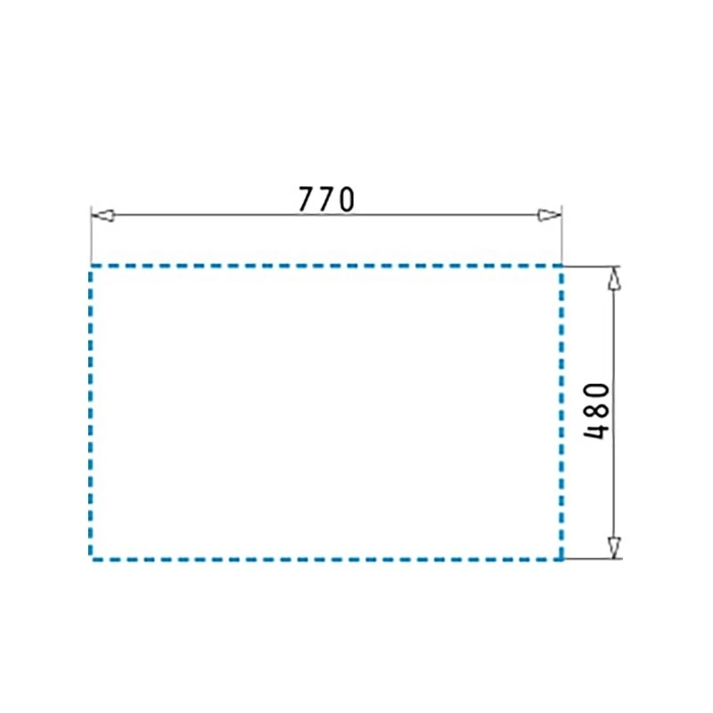 Мивка с преливник Pyramis Pyragranite Camea (79x50) 1B 1D, гранит, индустриално сиво