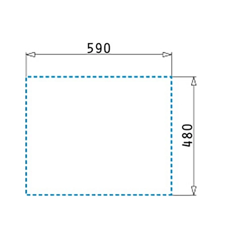 Мивка с преливник Pyramis Pyragranite Istros (61x50) 1B, гранит, черно