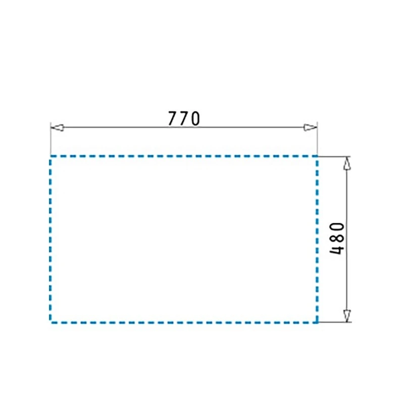 Мивка с преливник Pyramis Pyragranite Camea (79x50) 1B 1D, гранит, мока