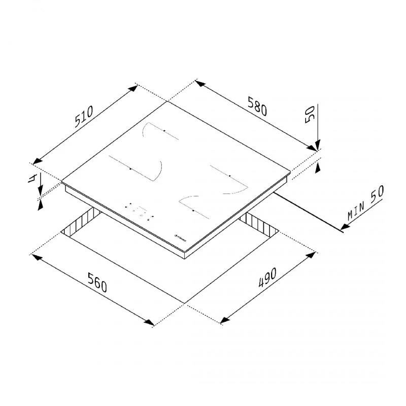 ПЛОТ С 5 ЗОНИ БЯЛ PHC61530FMW