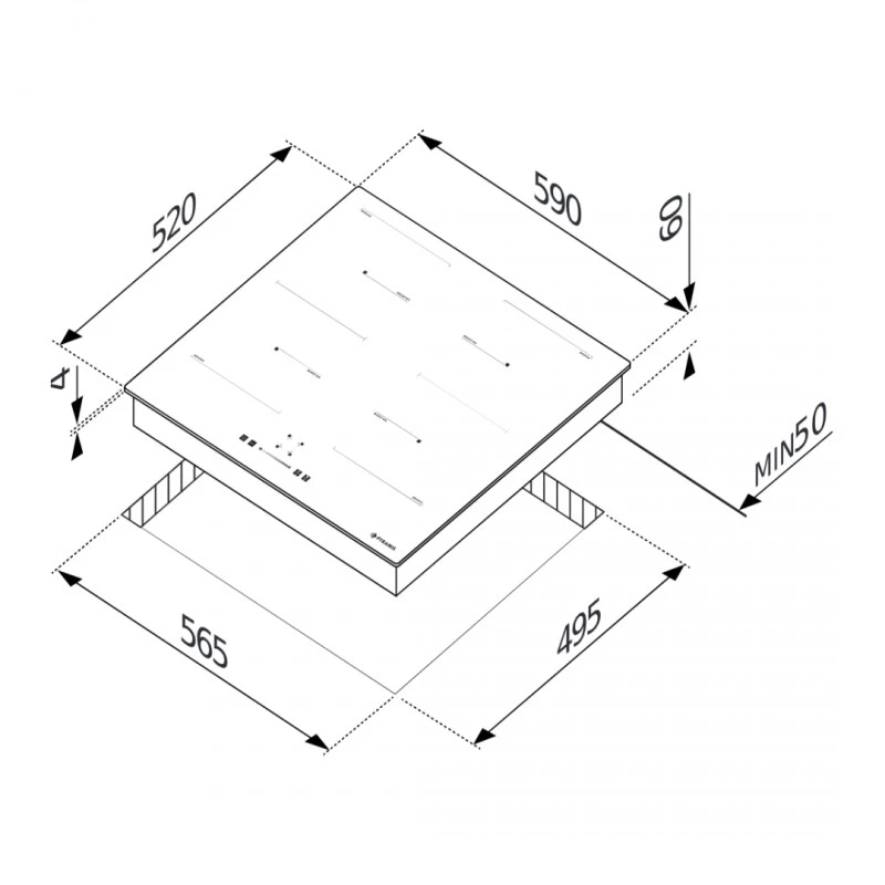 ПЛОТ С 4 ЗОНИ ИНДУКЦИОНЕН PHI63432FMB