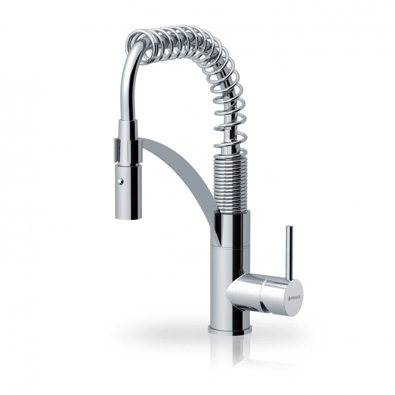 Смесител за кухня Pyramis Mini Cresento, 1/2", изтеглящ се чучур, хром