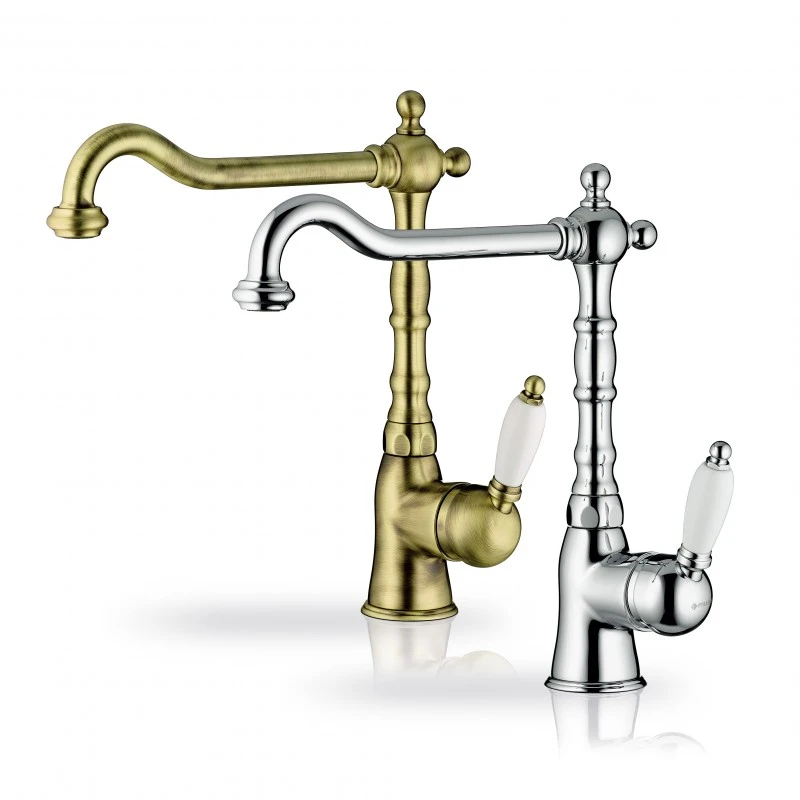 Смесител за кухня Pyramis Baroque, 1/2", бронз