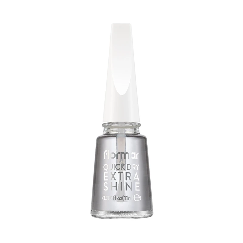 Топ лак за нокти Flormar Quick Dry, С бързосъхнещ ефект