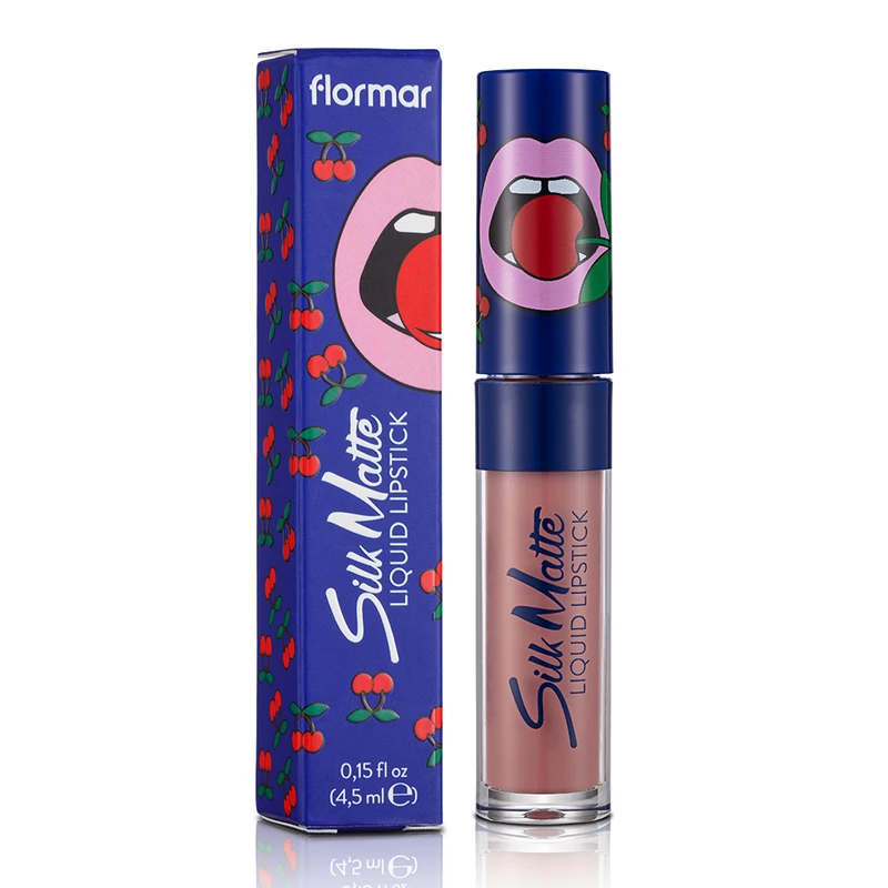 Tечно червило Flormar Cherry Silk Matte, нюанс 34 Flavor