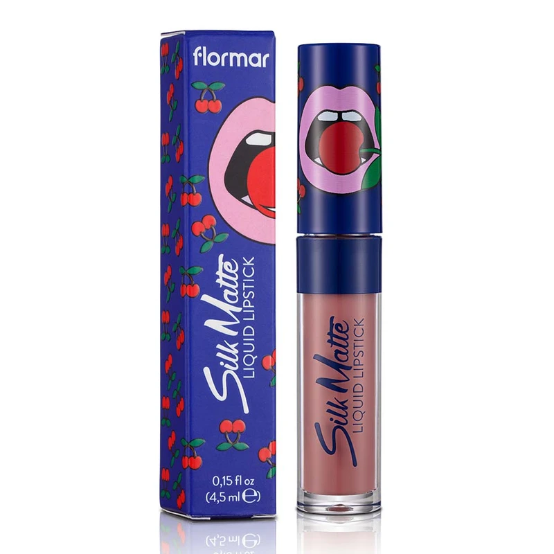 Tечно червило Flormar Cherry Silk Matte, нюанс 35 Lambert