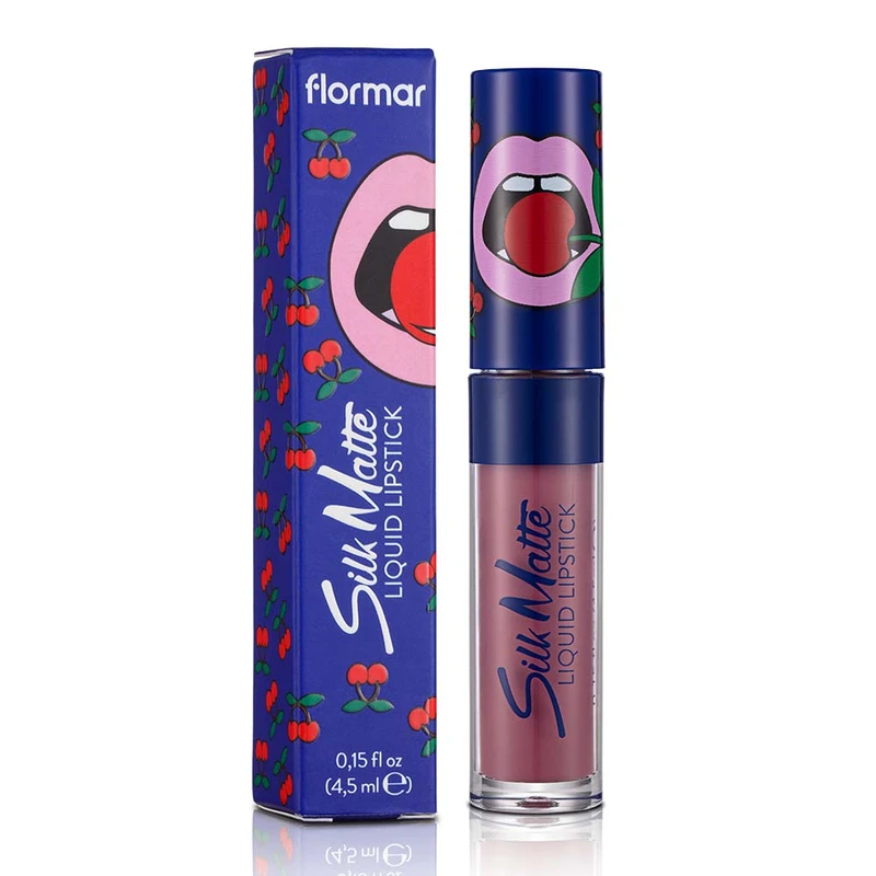 Tечно червило Flormar Cherry Silk Matte, нюанс 37 Tulare