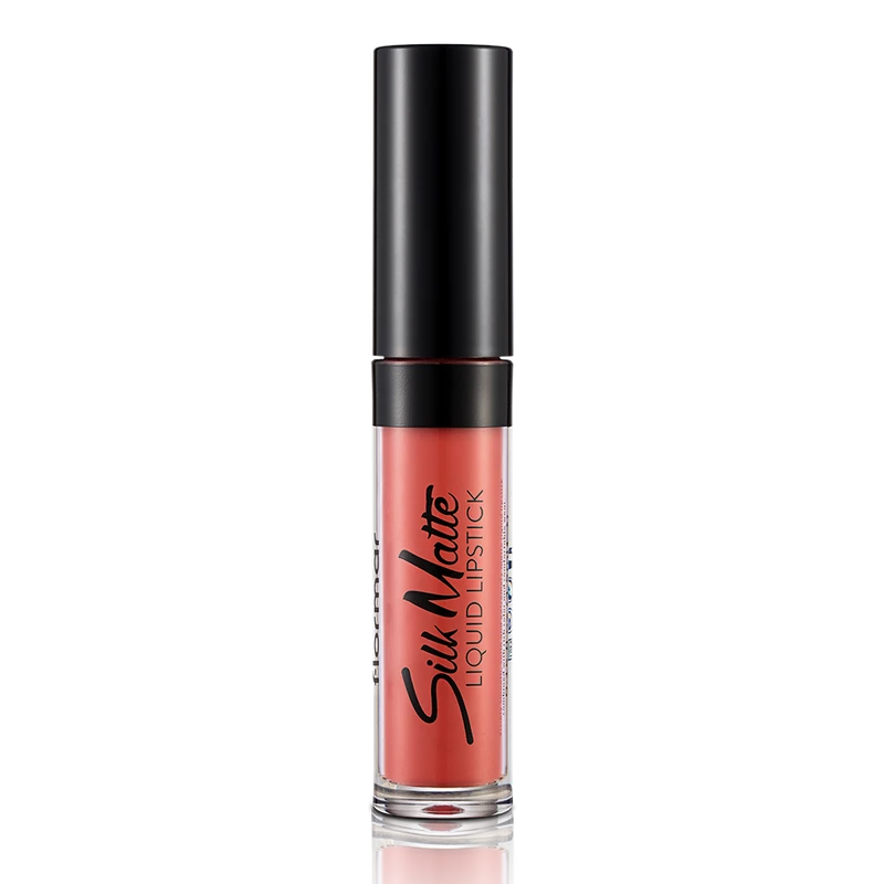  Течно матово червило Flormar, Silk Matte, Sunset, 003 