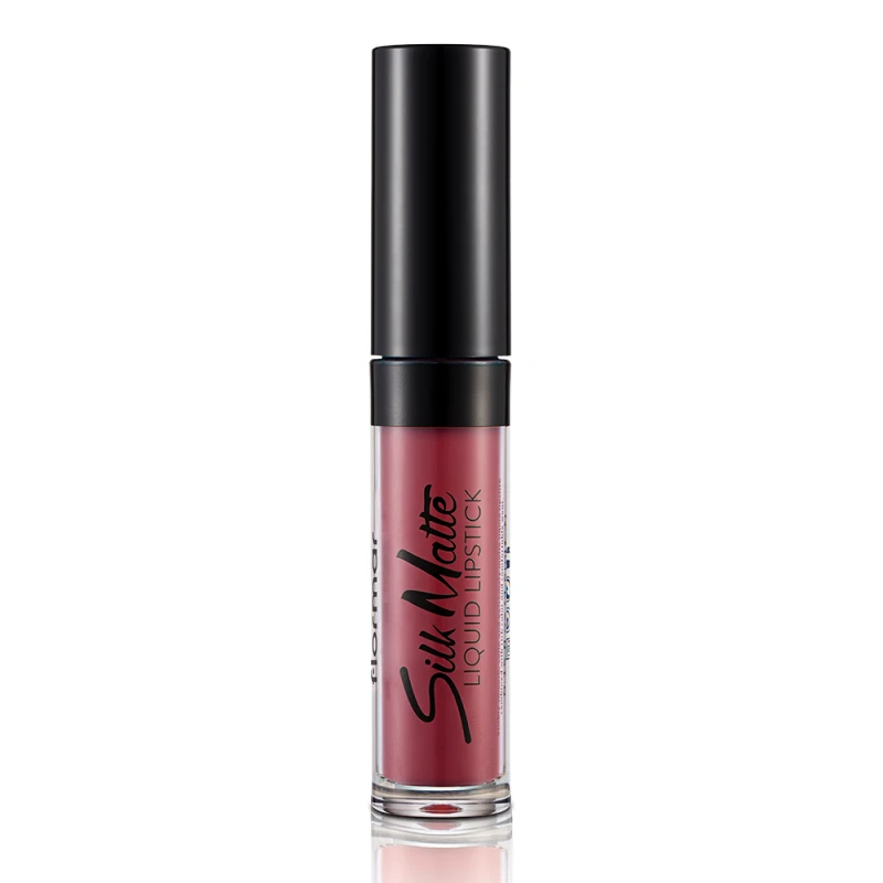 Течно матово червило Flormar, Silk Matte, Misty rosy, 011