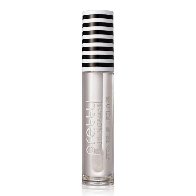 Дълготраен гланц за устни Pretty by Flormar, Stay True Lipgloss, Transparent, 001 