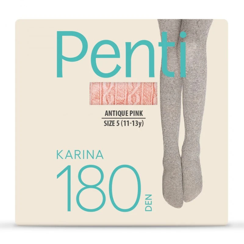 Детски Чорапогащи Penti KARINA, 90 ден, 11-13 год., Розови, р-р 5