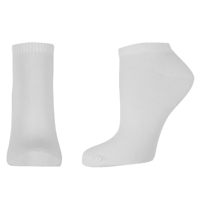 Детски бамбукови къси чорапи Agiva Happy Foottopia KIDS, 31-34, Бели