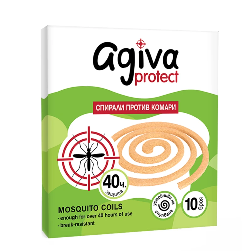 Спирали против комари Agiva Protect, 10 бр.