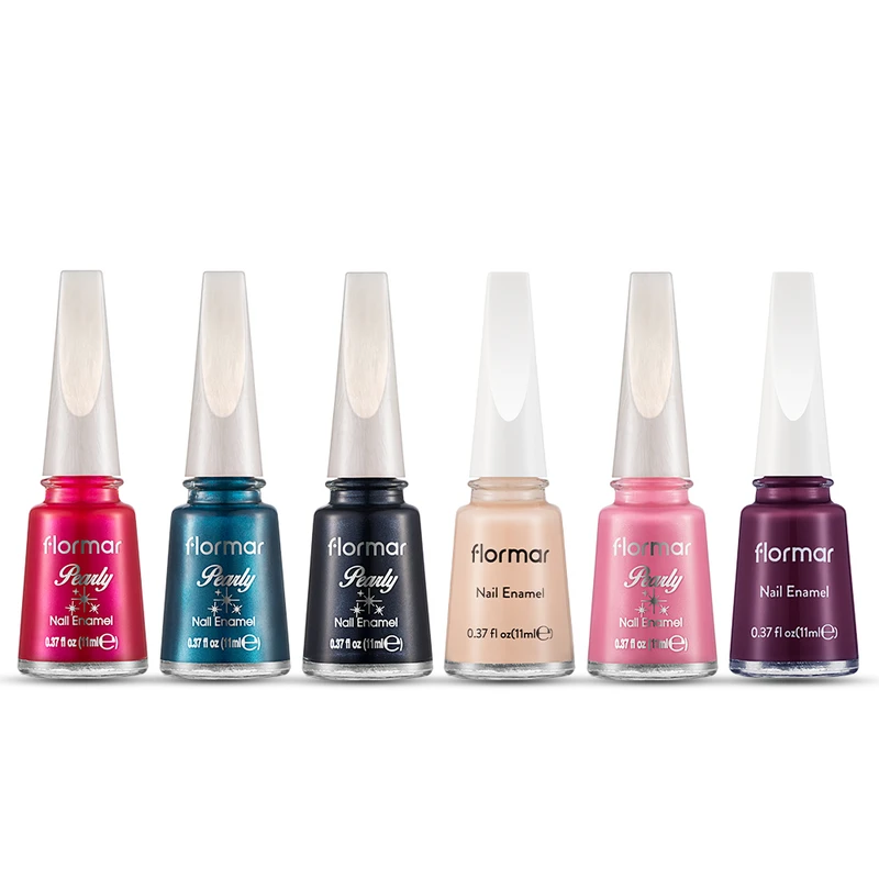 Комплект лак за нокти, Flormar Nail Enamel, Многоцветен, 003, 5+1 бр. 