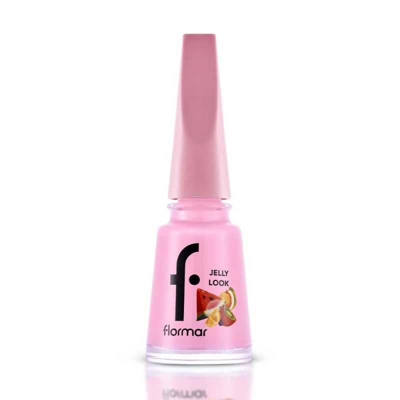 Лак за нокти Flormar Juicy Fruits, С гел ефект, Lilly Pilli Berry, 101