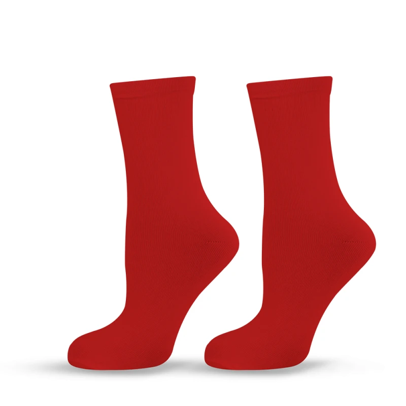 Дамски чорапи Agiva Happy Foottopia, С бамбукови нишки, Червен, 35-38 размер