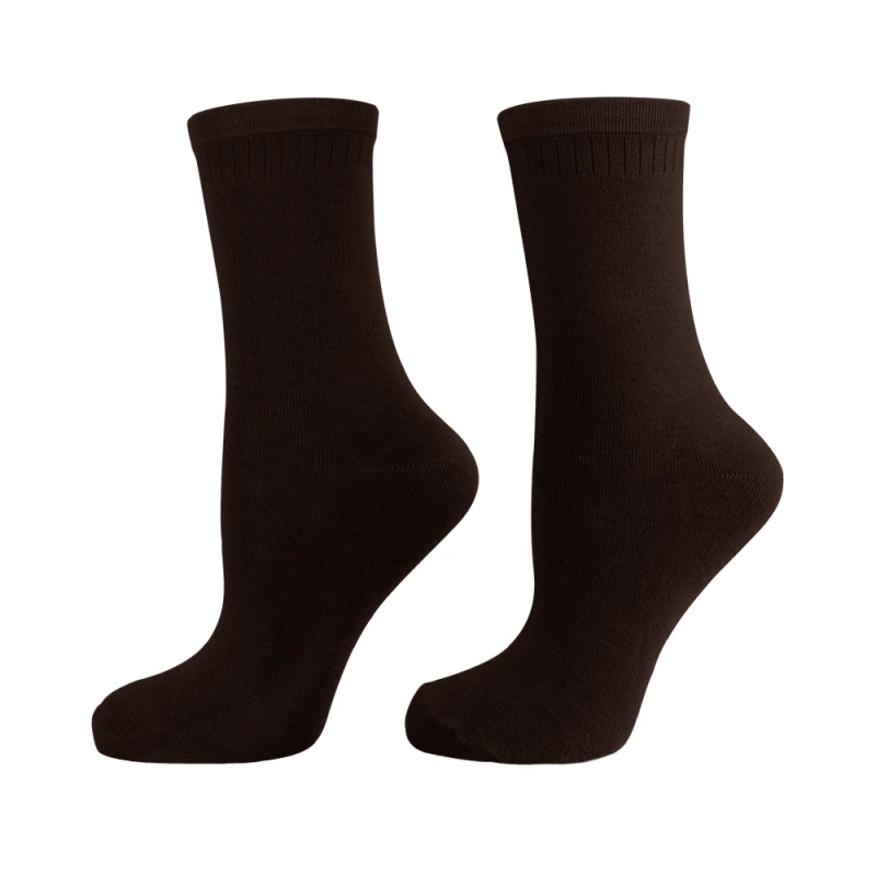 Дамски чорапи Agiva Happy Foottopia, Памук, Кафяв, 35-38 размер