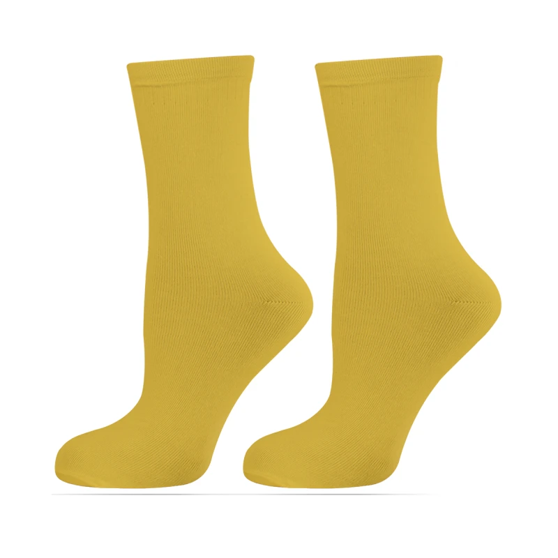 Мъжки чорапи Agiva Happy Foottopia, От органичен бамбук, Горчица, 43-46