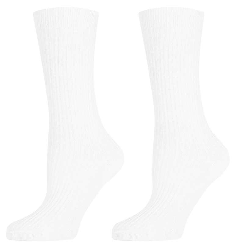 Дамски чорапи Agiva Happy Foottopia, Памук Жакард, Бял, 39-42 размер