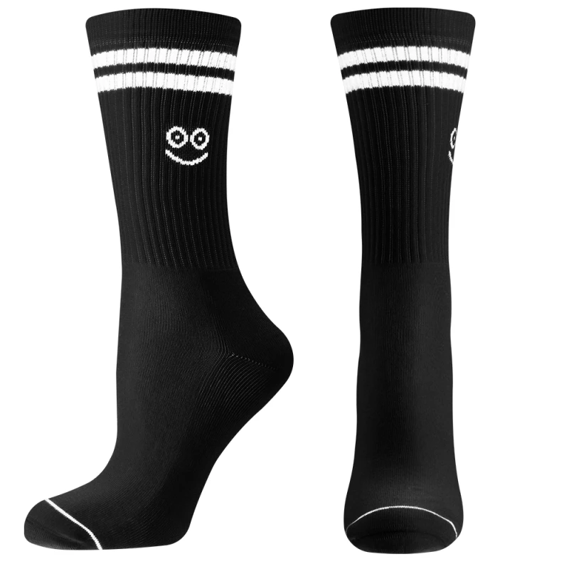 Дамски чорапи Agiva Happy Foottopia, Active, Памук, Черен, 35-38 размер