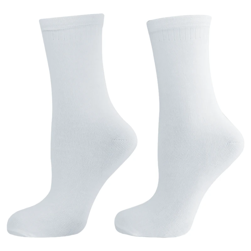 Мъжки чорапи Agiva Happy Foottopia, От органичен бамбук, Бял, 43-46