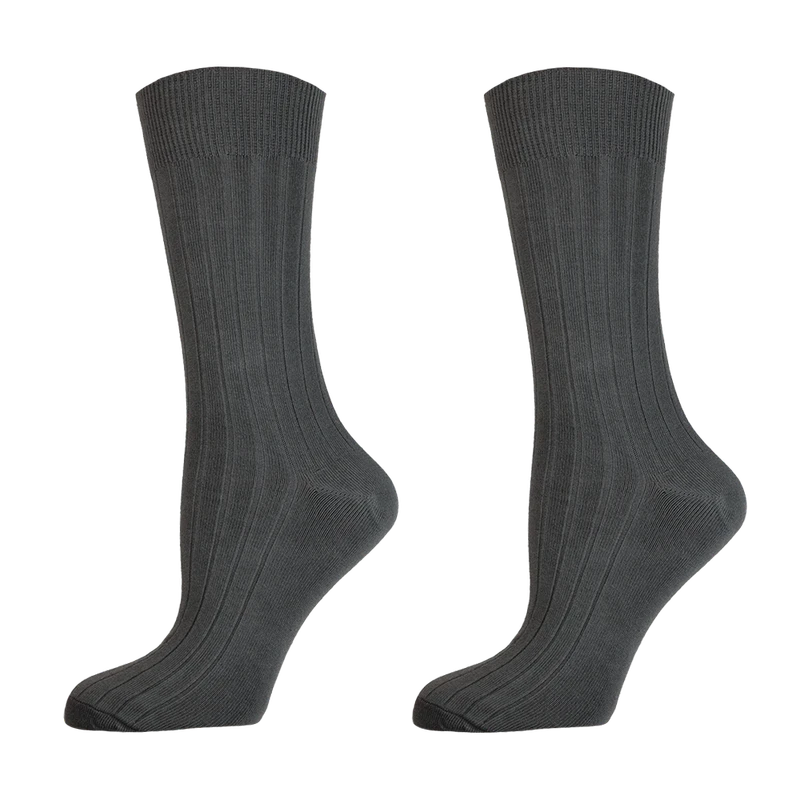 Мъжки чорапи Agiva Happy Foottopia, Рипс, Памук, Антрацит, 43-46