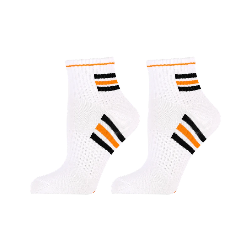 Спортни мъжки чорапи Agiva Happy Foottopia, Черен, Оранжев, 43-46