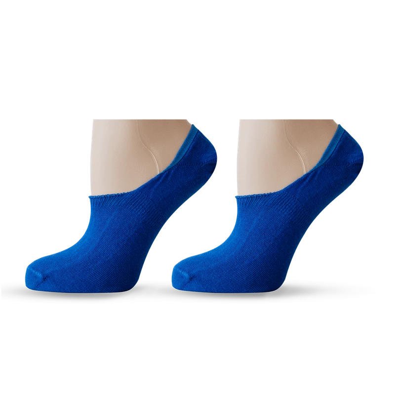 Мъжки терлици за маратонки Agiva Happy Foottopia, От пениран памук, Сини, 43-46
