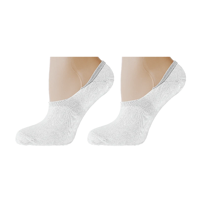 Мъжки терлици за маратонки Agiva Happy Foottopia, In shoe, Памук, Бял, 43-46 размер