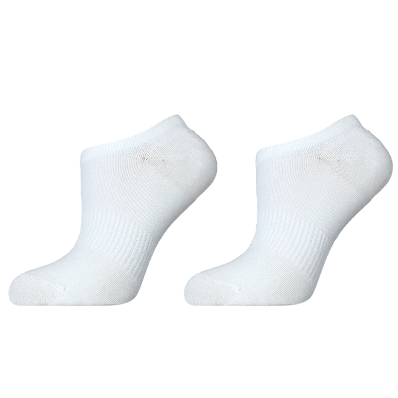 Мъжки терлици Agiva Happy Foottopia, Premium No Show, Бамбук, Бял, 43-46 размер