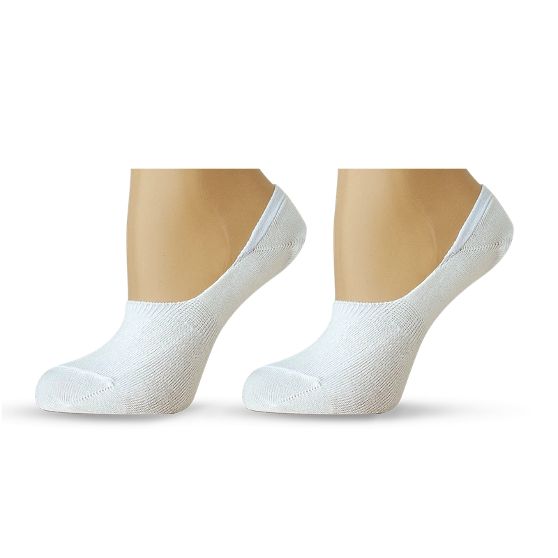 Мъжки терлици за маратонки Agiva Happy Foottopia, От бамбук, Бели, 43- 46