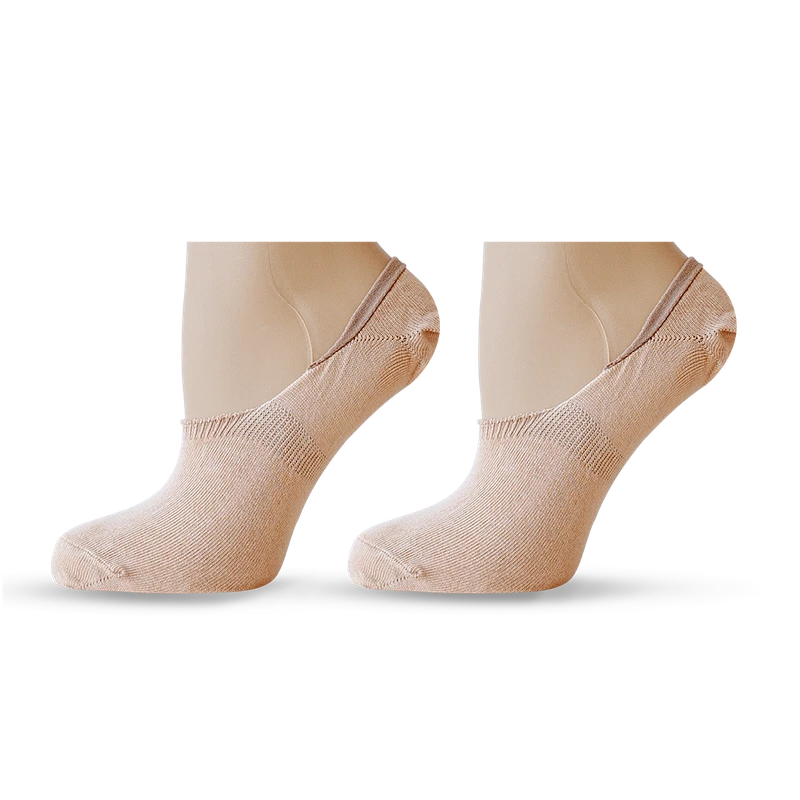Мъжки терлици за маратонки Agiva Happy Foottopia, От бамбук, Бежови, 43-46