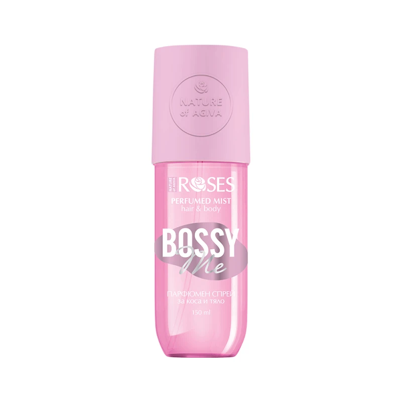 Парфюмен спрей Nature of Agiva Roses Bossy me, За жени, 150 мл