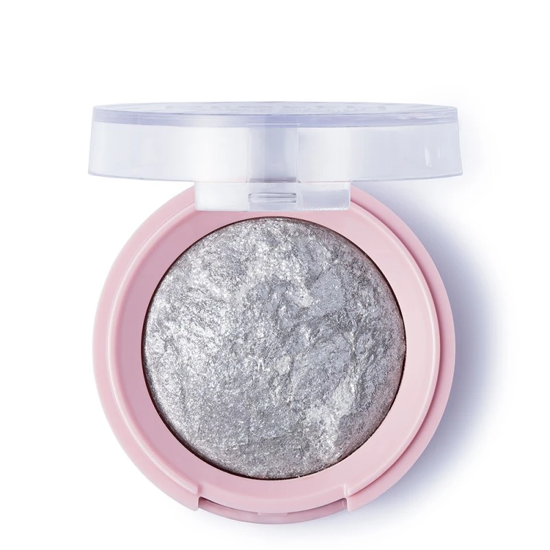 Единични сенки за очи с перлен ефект Pretty by Flormar Diamonds terracotta, Silver blaze, 005 