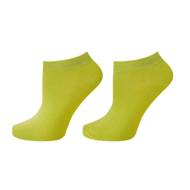 Дамски чорапи за маратонки Agiva Happy Foottopia, От бамбук, С графичен дизайн, 35-38, Зелени