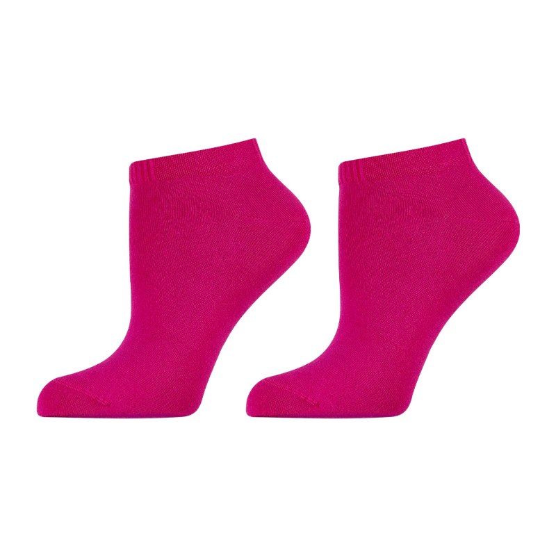 Дамски чорапи Agiva Happy Foottopia, Къс конч, Бамбук, Маджента, 35-38 размер
